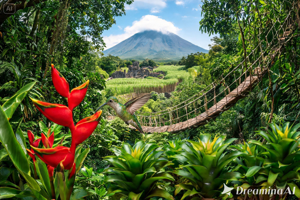 dreamina-2026-08-02-6341-A rich, vibrant landscape of Martinique....
