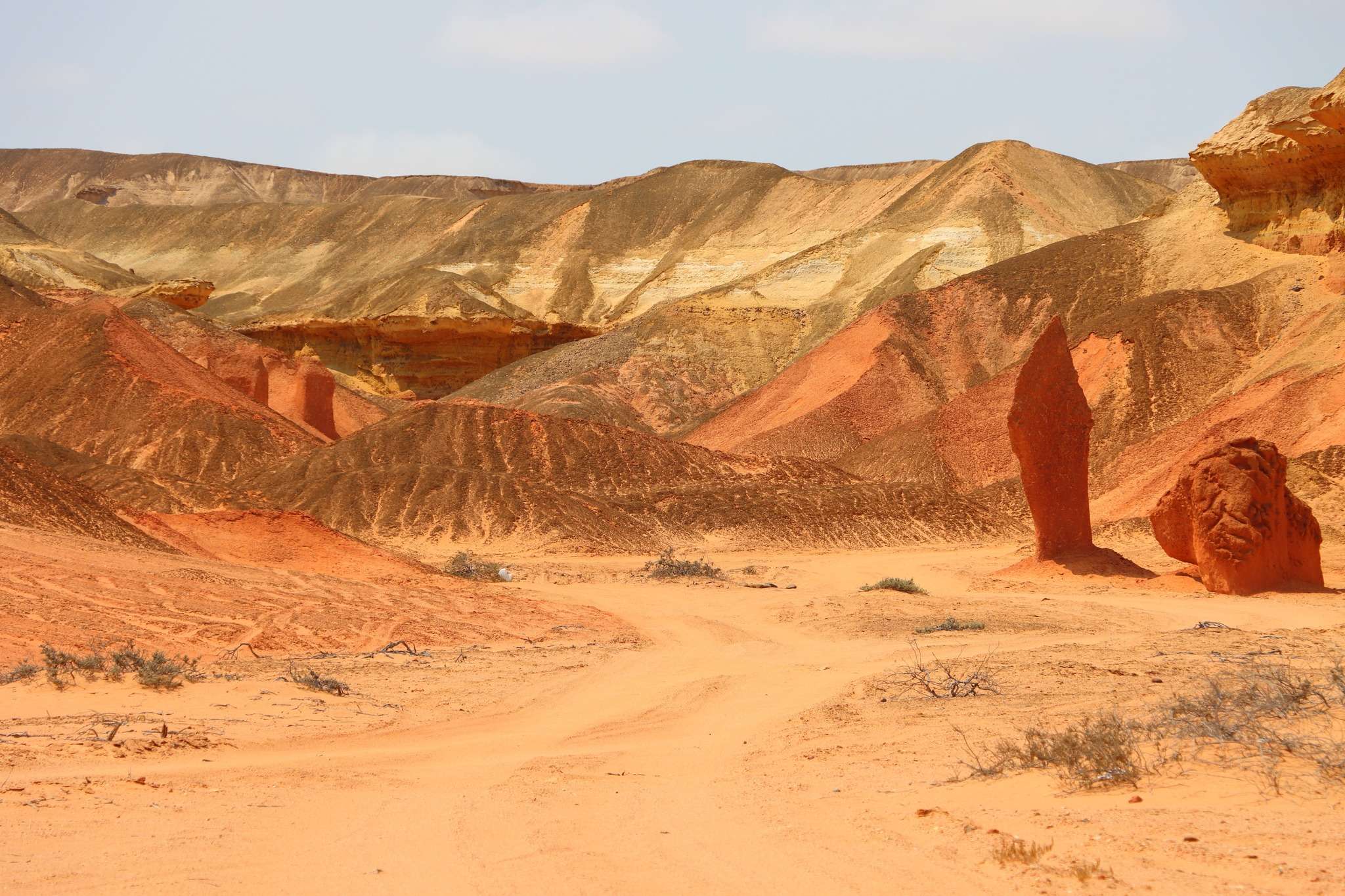 Colinas Canyons Travers e Min rale Du Namib Desert Angola 