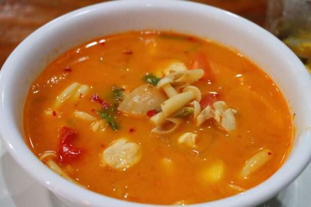 tom yum with chicken